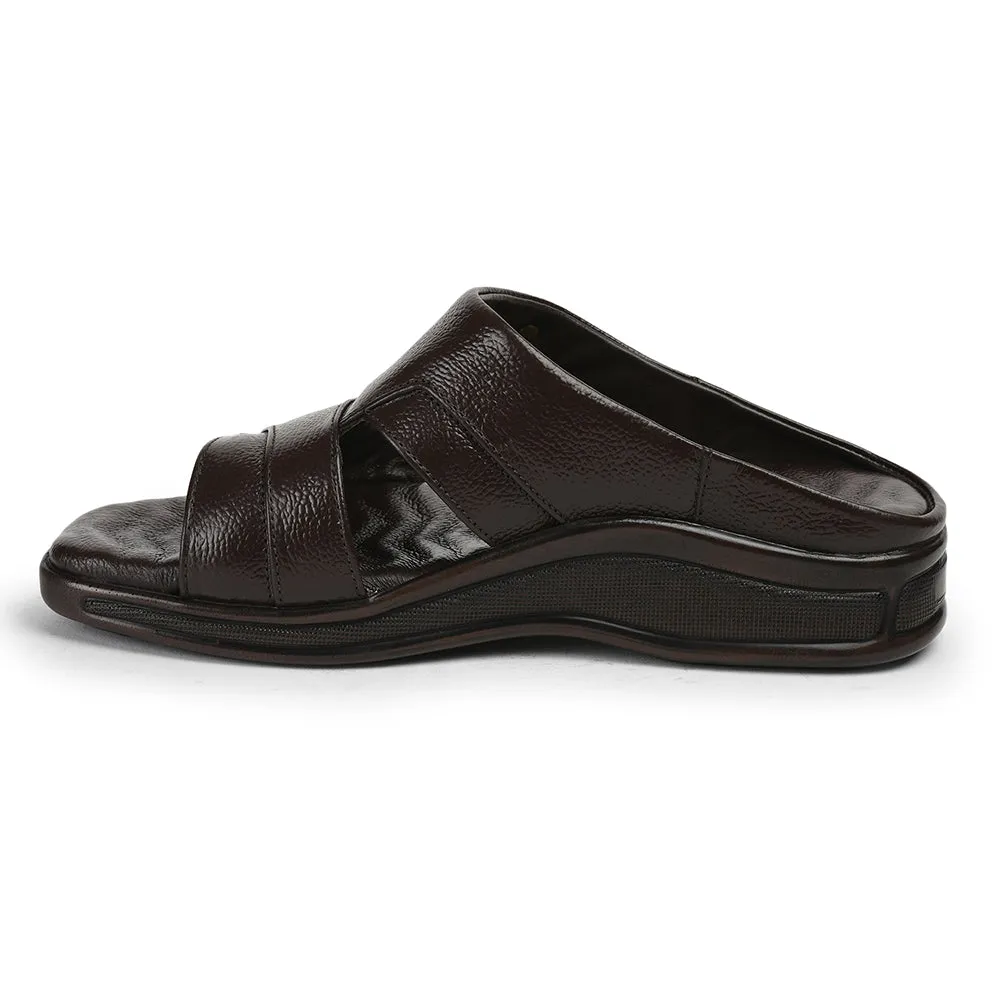 Healers By Liberty Men 2050-802 Brown Casual Slippers Look Good Comfort Fit