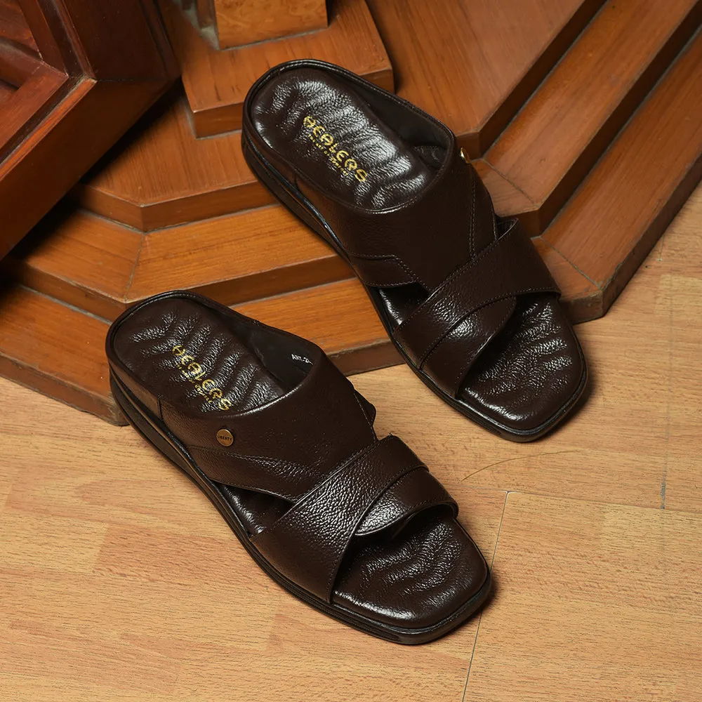 Healers By Liberty Men 2050-802 Brown Casual Slippers Stride Bold