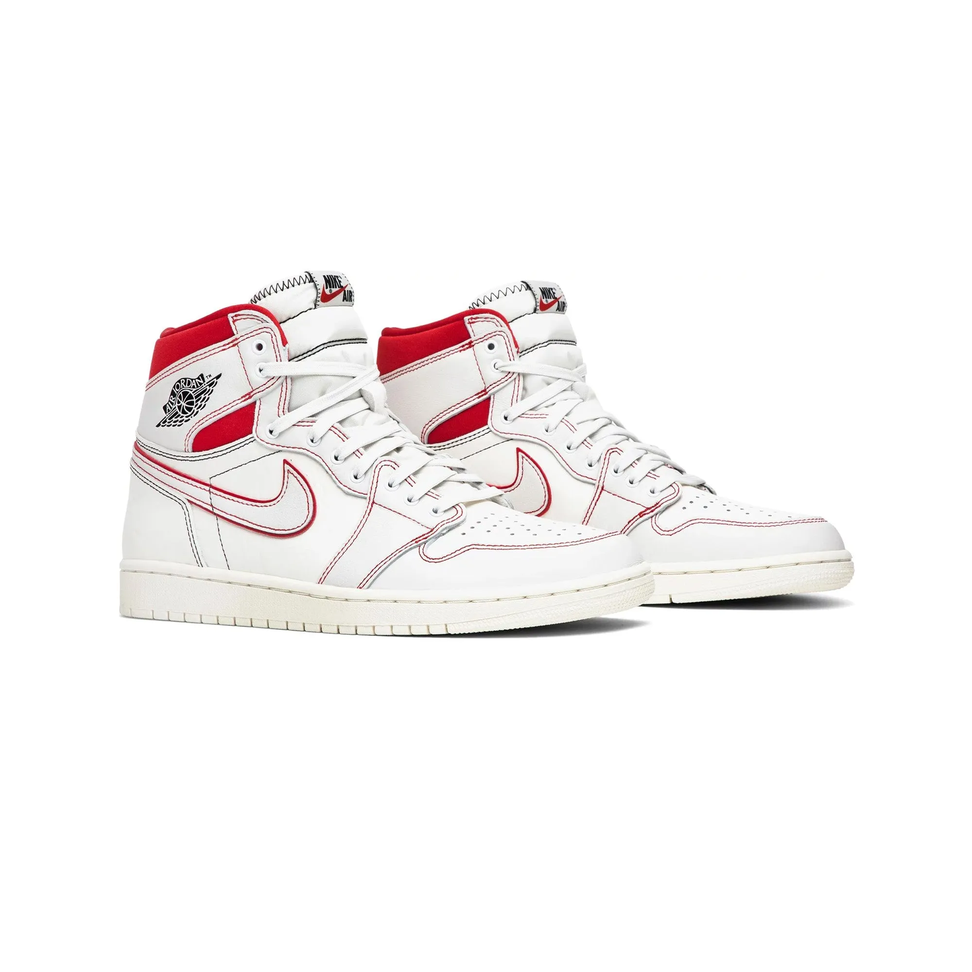 Air Jordan 1 Retro High 'Phantom Gym Red' (2019) Leather Touch