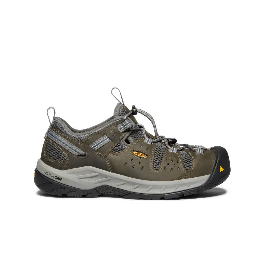 microfiber Men's Atlanta Cool II ESD (Steel Toe)  |  Gargoyle/Midnight Navy