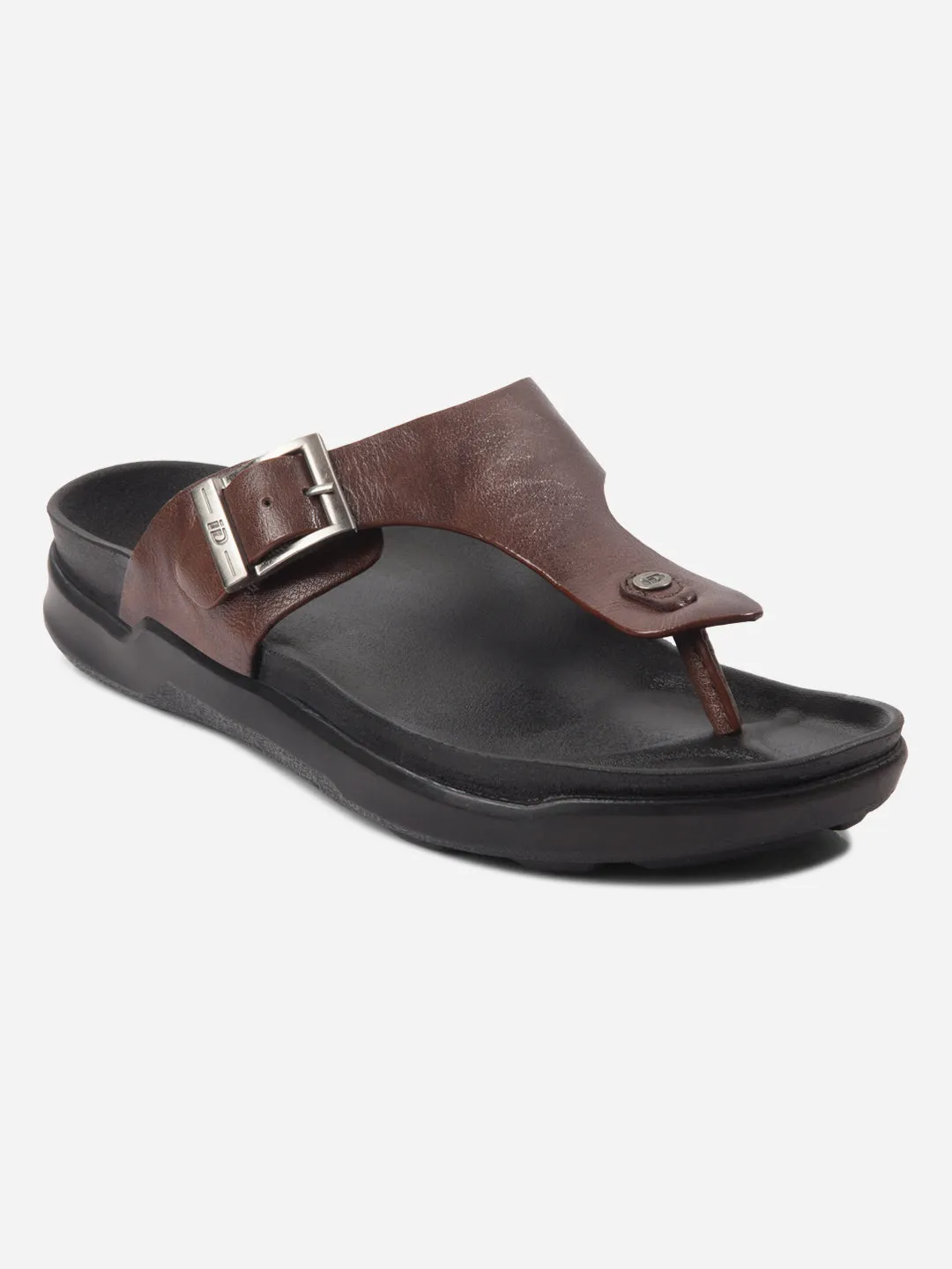 Men's Brown Thong Sandal (ID4226) Flexibility Feature Elastic Sling