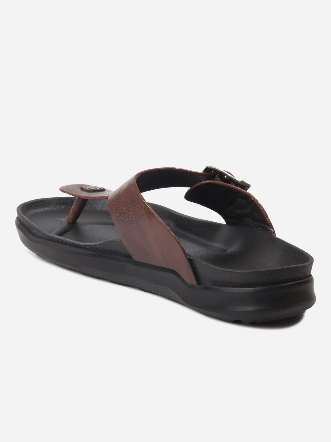 Men's Brown Thong Sandal (ID4226) Timeless Fit