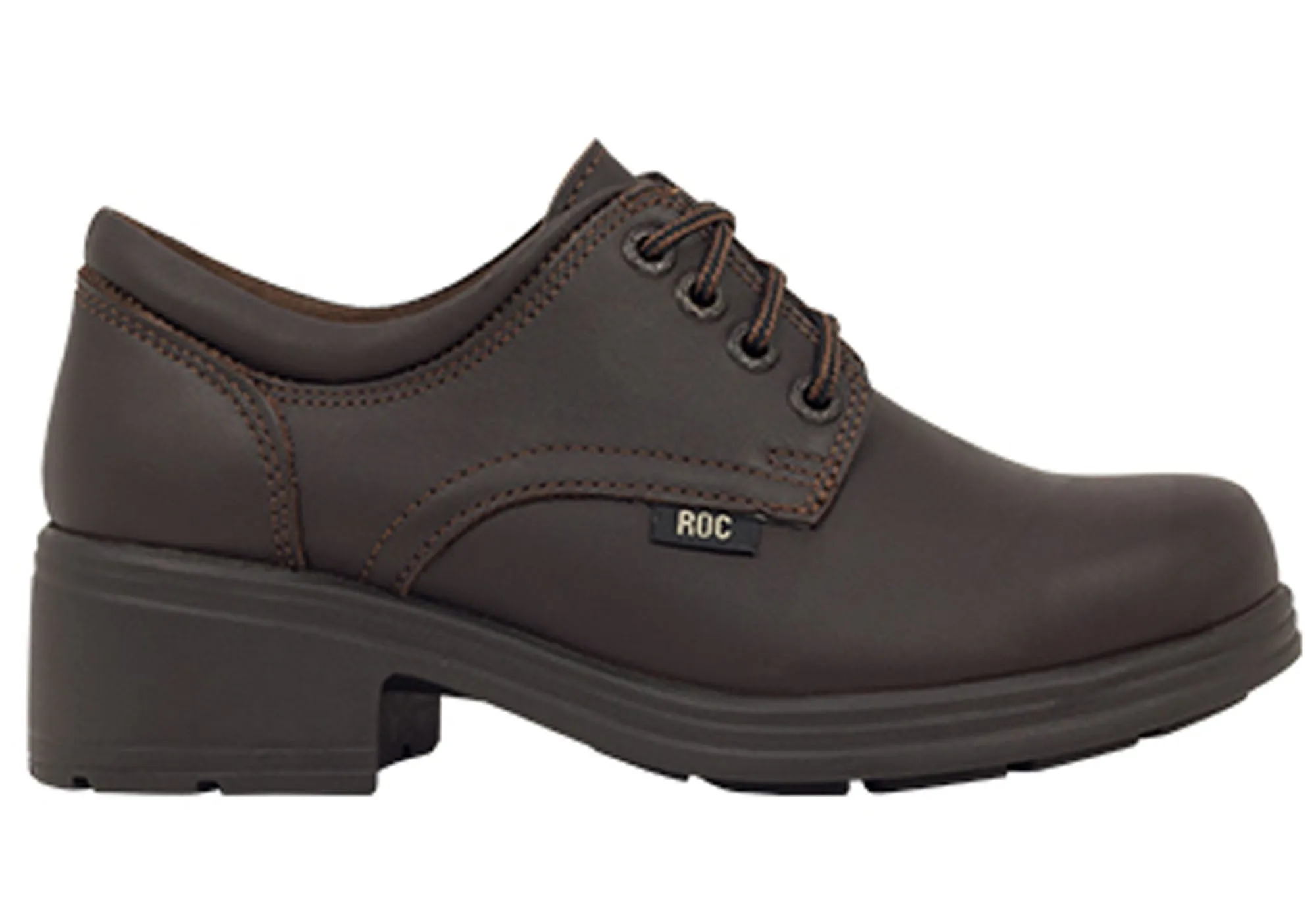 Adjustable kids' accessories ROC Dakota Older Girls/Ladies Brown School Shoes