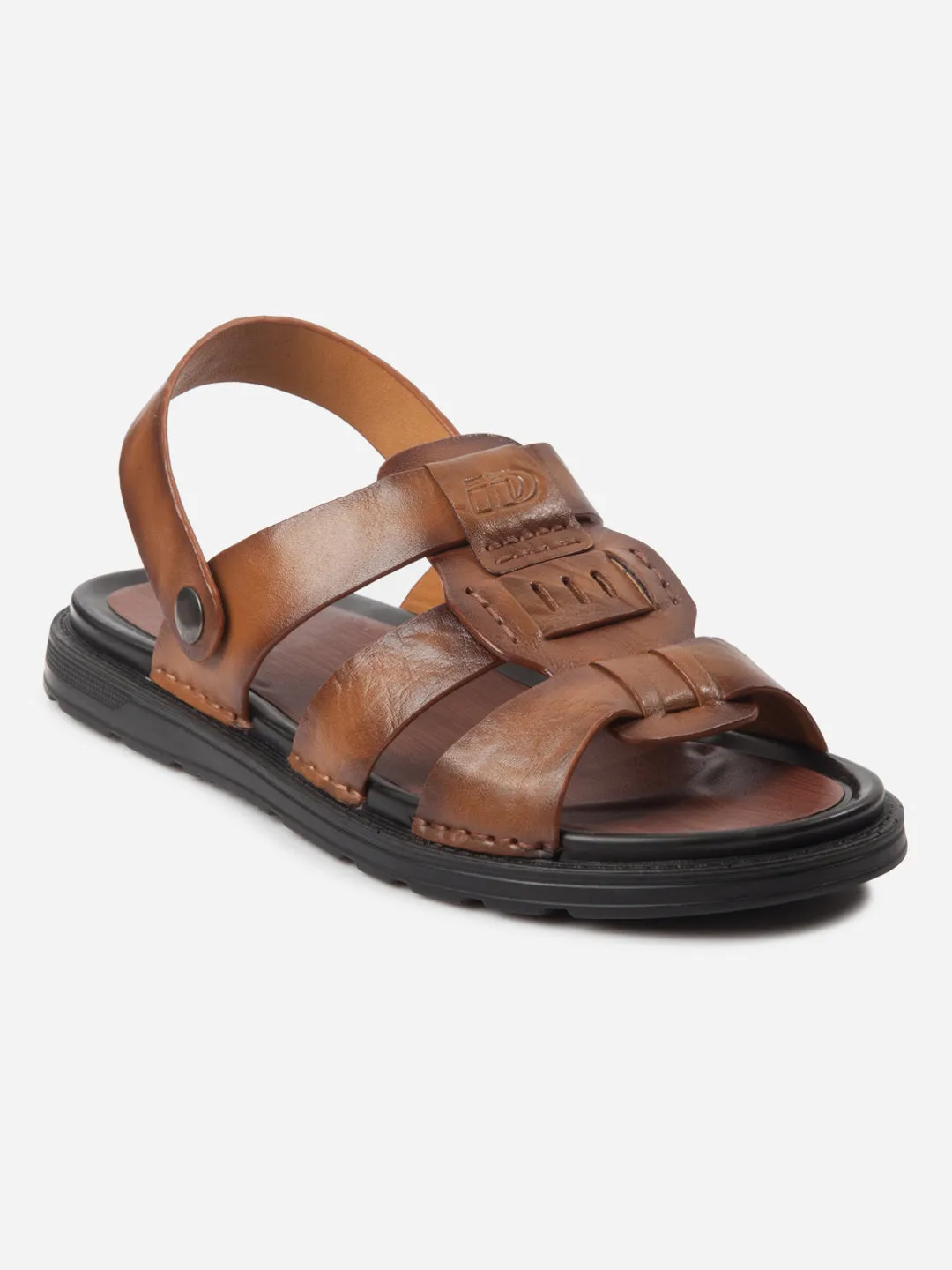 Everywhere Fit Soft Lining Men's Tan Sandal (ID4242)