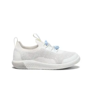 Shock Absorbing Trendy kids' shoes Little Kids' KNX Knit Sneaker  |  Star White/Skyway