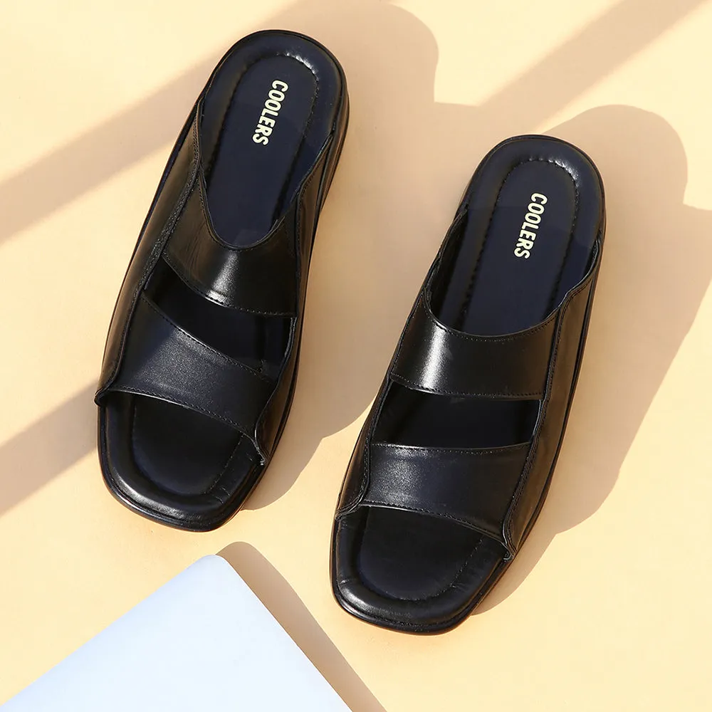 Boss Mode Coolers Casual Black Slippers For Men 2013-10 By Liberty
