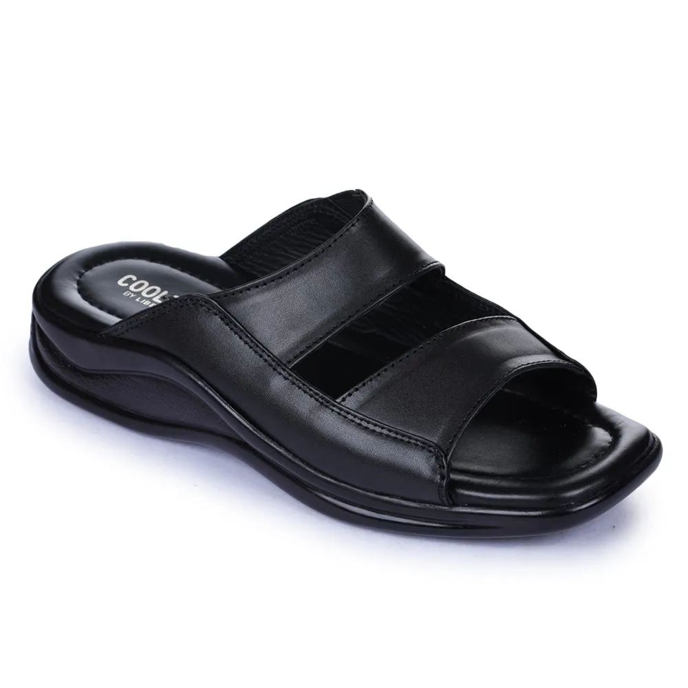 Coolers Casual Black Slippers For Men 2013-10 By Liberty Embassy Event