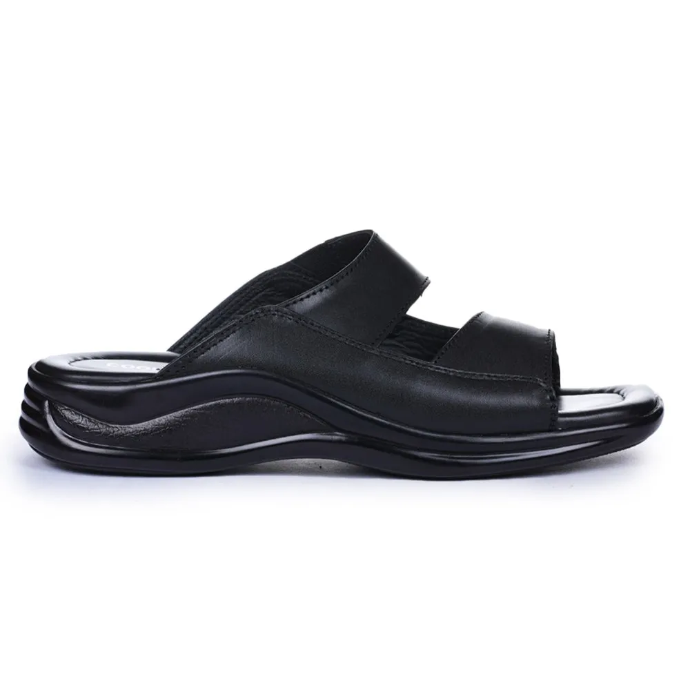 Coolers Casual Black Slippers For Men 2013-10 By Liberty Power Shade Stand Firm