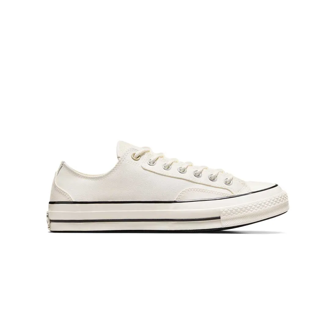 Converse - Unisex Chuck 70 Canvas & Leather Low Top Shoes (A08762C) Stretch Fabric Weekend Trip Comfort Enhancement
