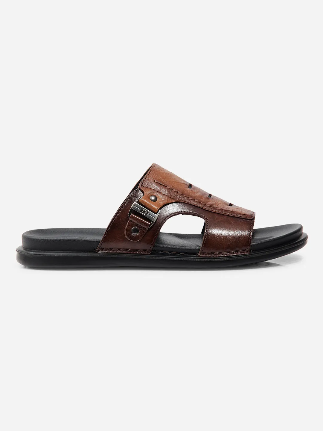 Petite Fit Men Tan-Brown Sandal / Slipper (ID4222)