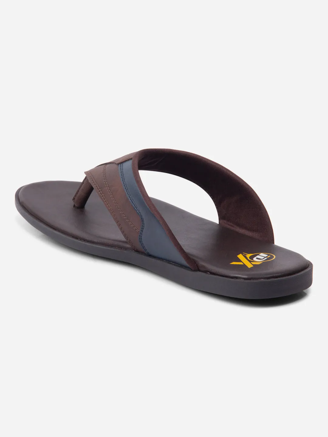 Hero Walk Men's Brown/Navy Thong Style Sandal (IX5015)