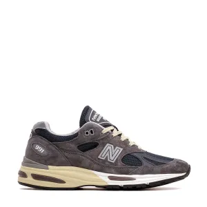 New Balance Unisex MADE in UK 991v2 Dark Gull Gray U991GG2 Antique Glow Stone Grip
