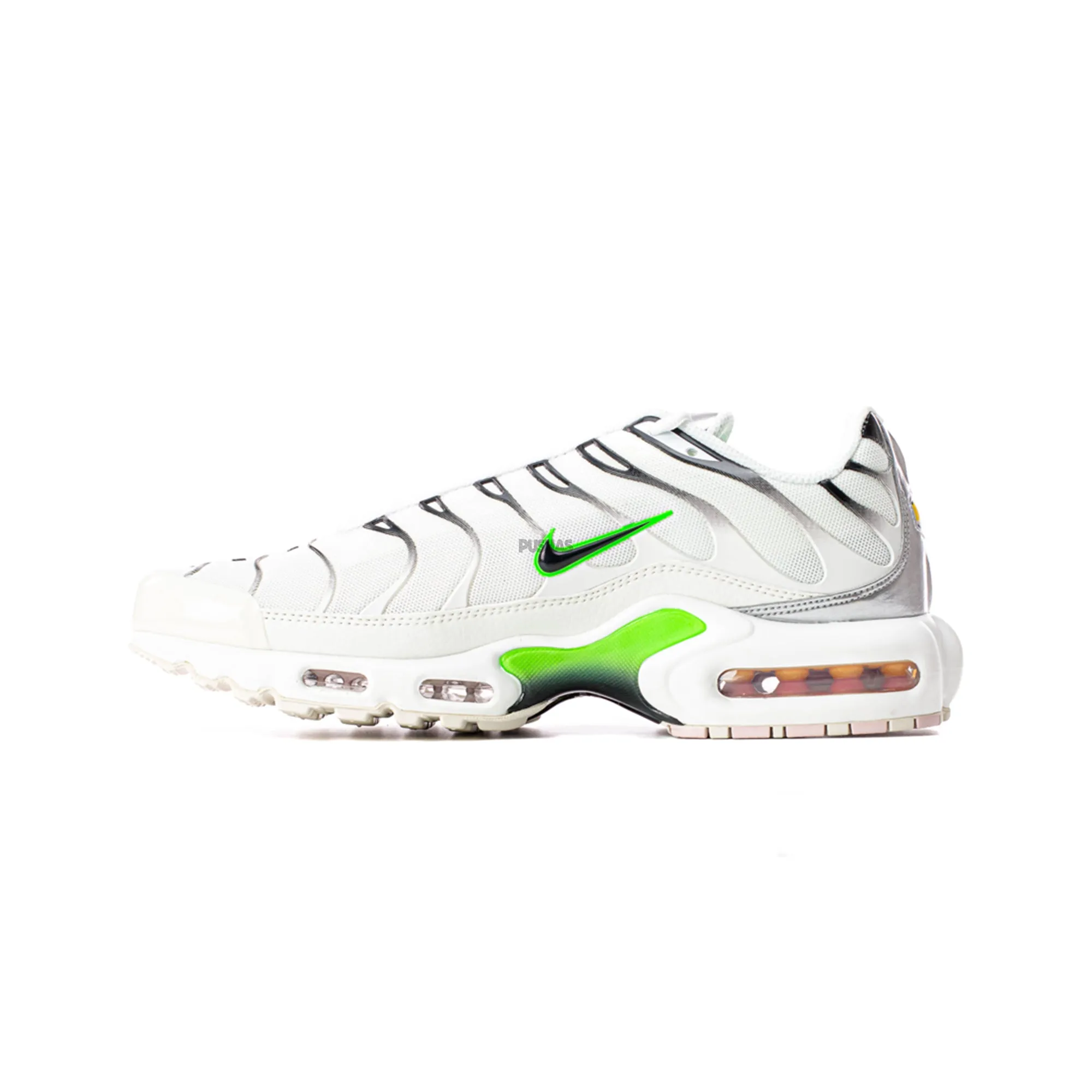 Power Base Impact Resistance Nike Air Max TN Plus 'White Strike Green' Women's (2021)