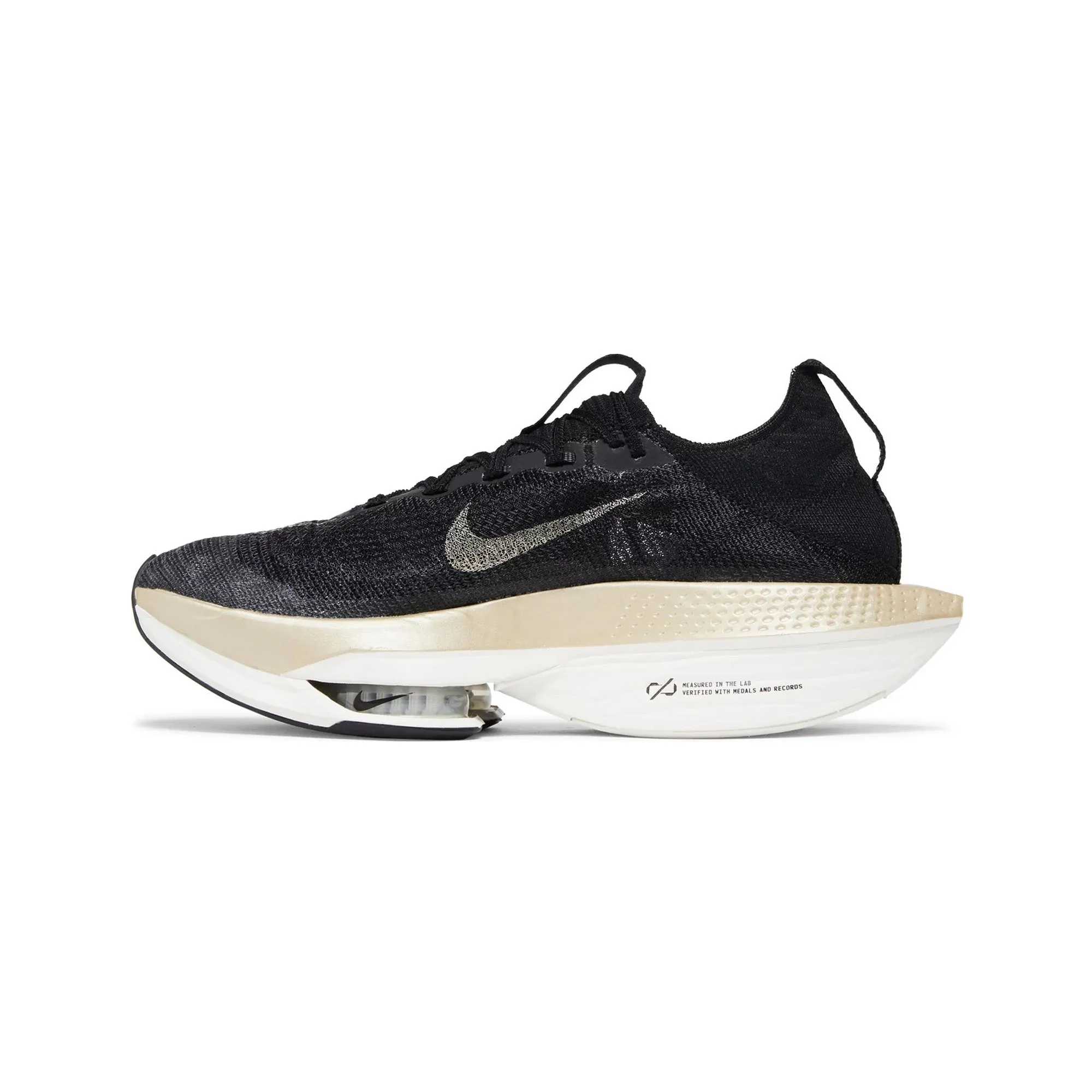 Elastic Sling Nike Air Zoom Alphafly NEXT% 2 'Black Metallic Gold Grain' Women's (2023)