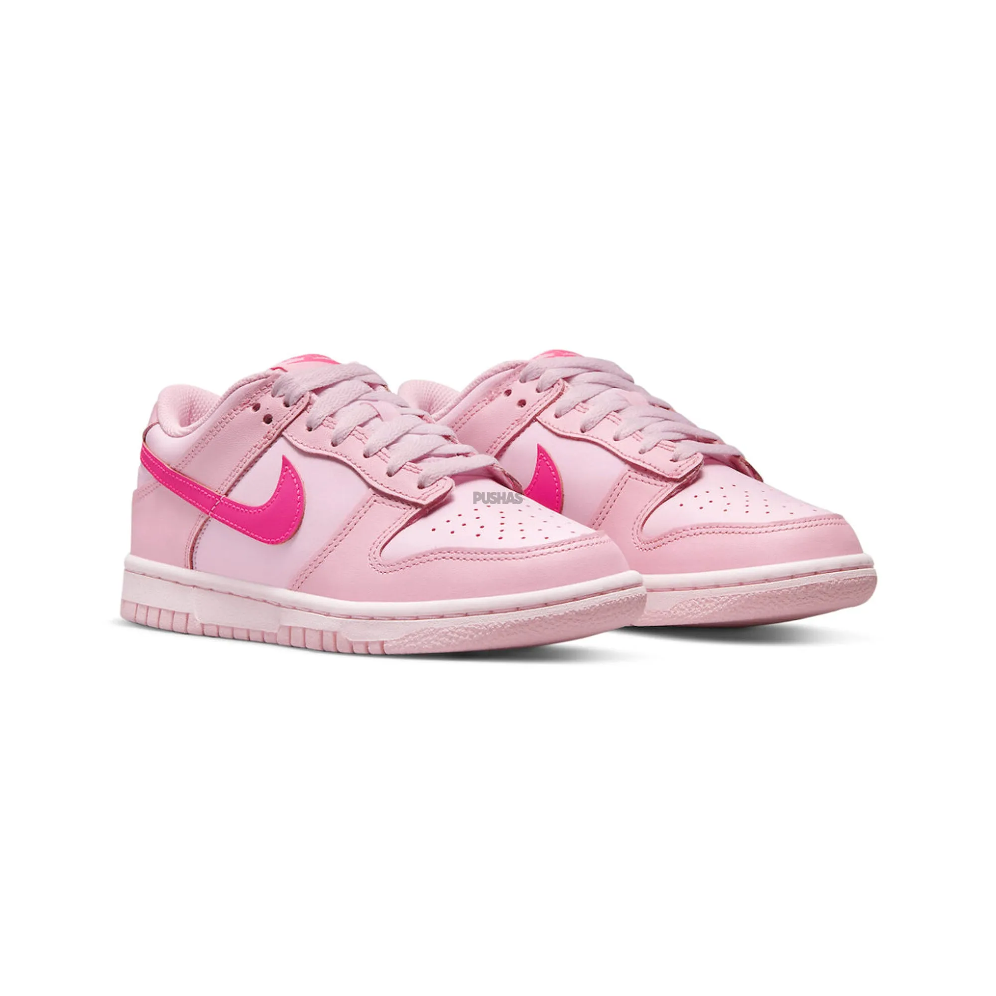 Comfort Fit Nike Dunk Low 'Triple Pink' GS (2022)