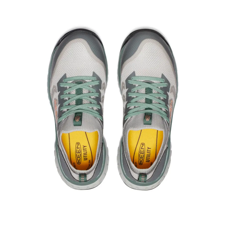 Women's Arvada Shift Work Sneaker (Carbon Toe)  |  Steel Grey/Granite Green Lace Closure