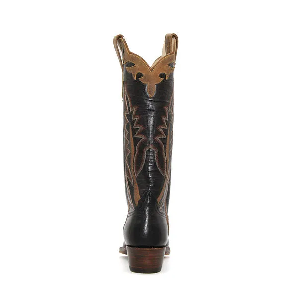 MachineWashable Thermal Protection Rios of Mercedes Exclusive Black Sleek Buffalo Ladies' Boot