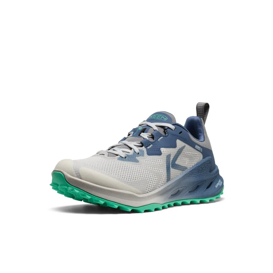 rubber Women's Zionic NXT Waterproof Hiking Shoe  |  Vapor/Ballad Blue