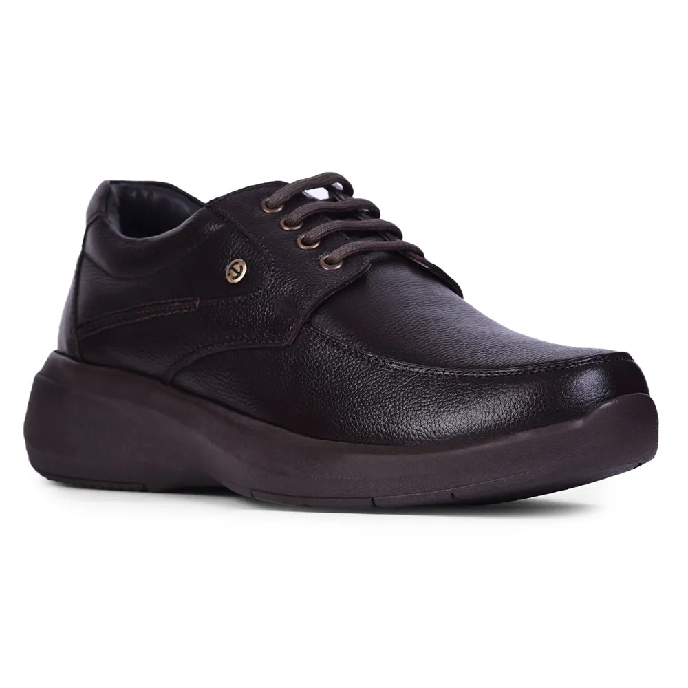 Healers Brown Formal Mocassin Shoes For Men E823-03 By Liberty Safety Hold