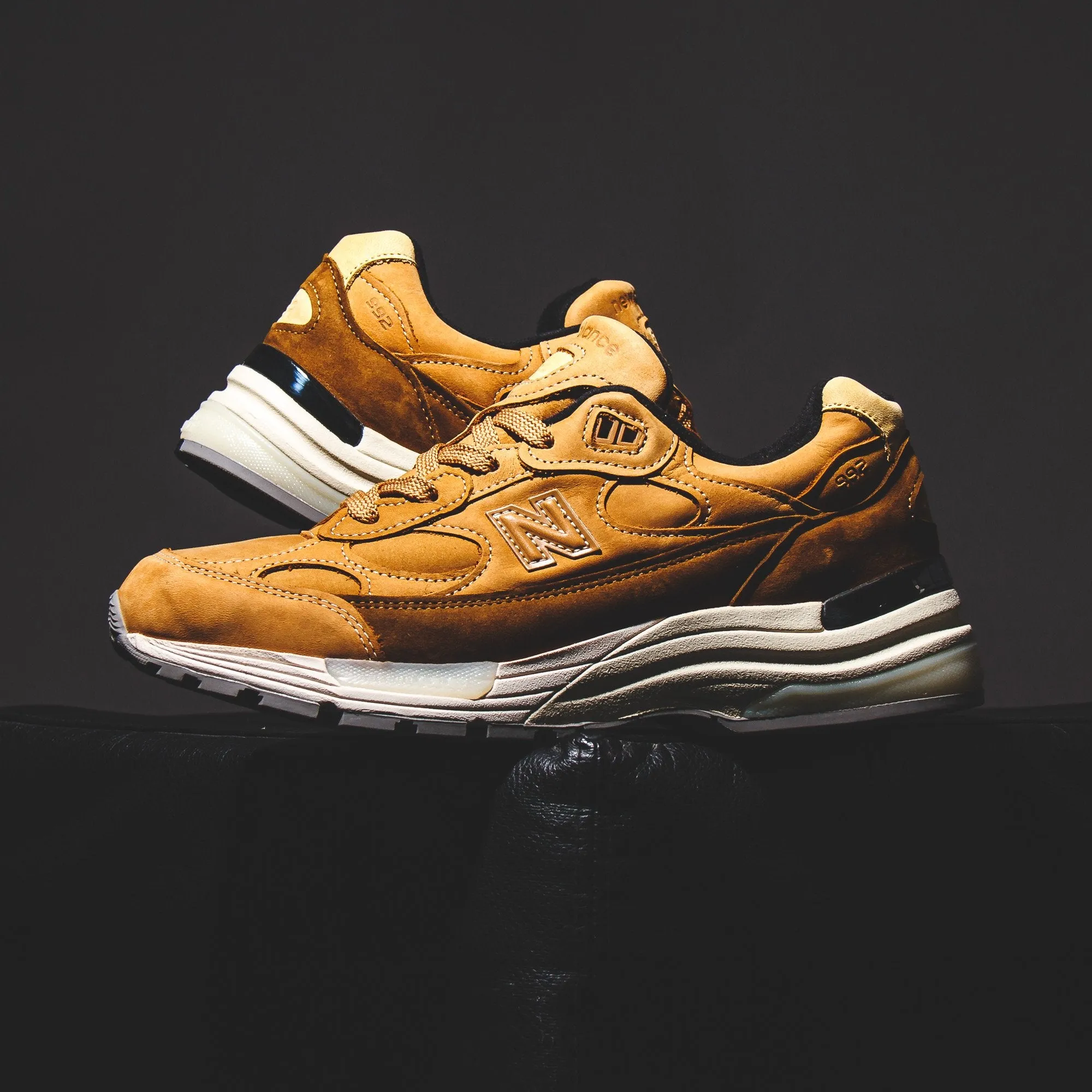 Comfort Lining New Balance Men 992 Tan Made In USA M992LX
