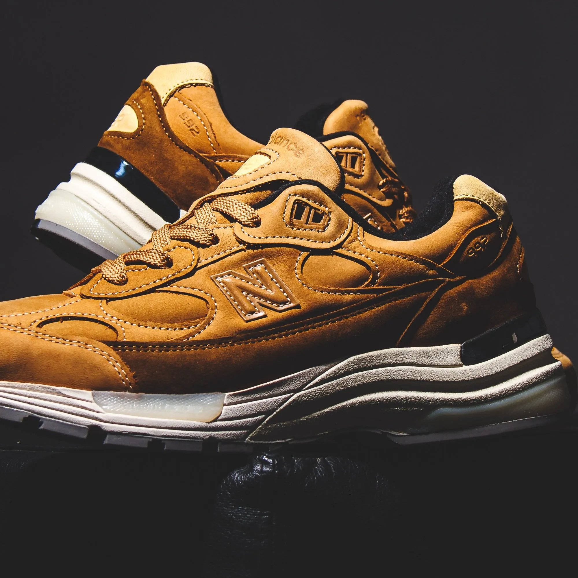 New Balance Men 992 Tan Made In USA M992LX Enhanced grip