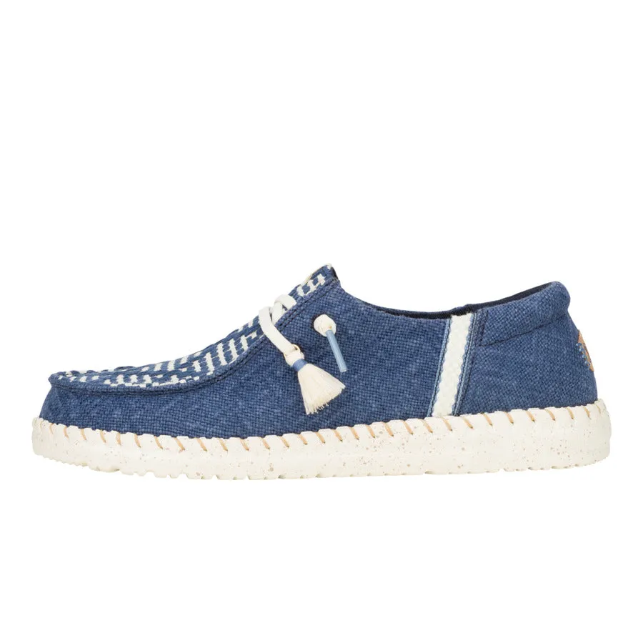 Modern Bold Wendy Funk Coastal Jute - Navy Blazer