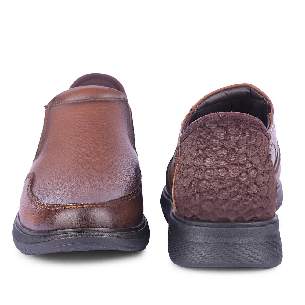 Union Pair Classic Fit Healers By Liberty Mens UVI-25 Brown Formal Non Lacing Shoes