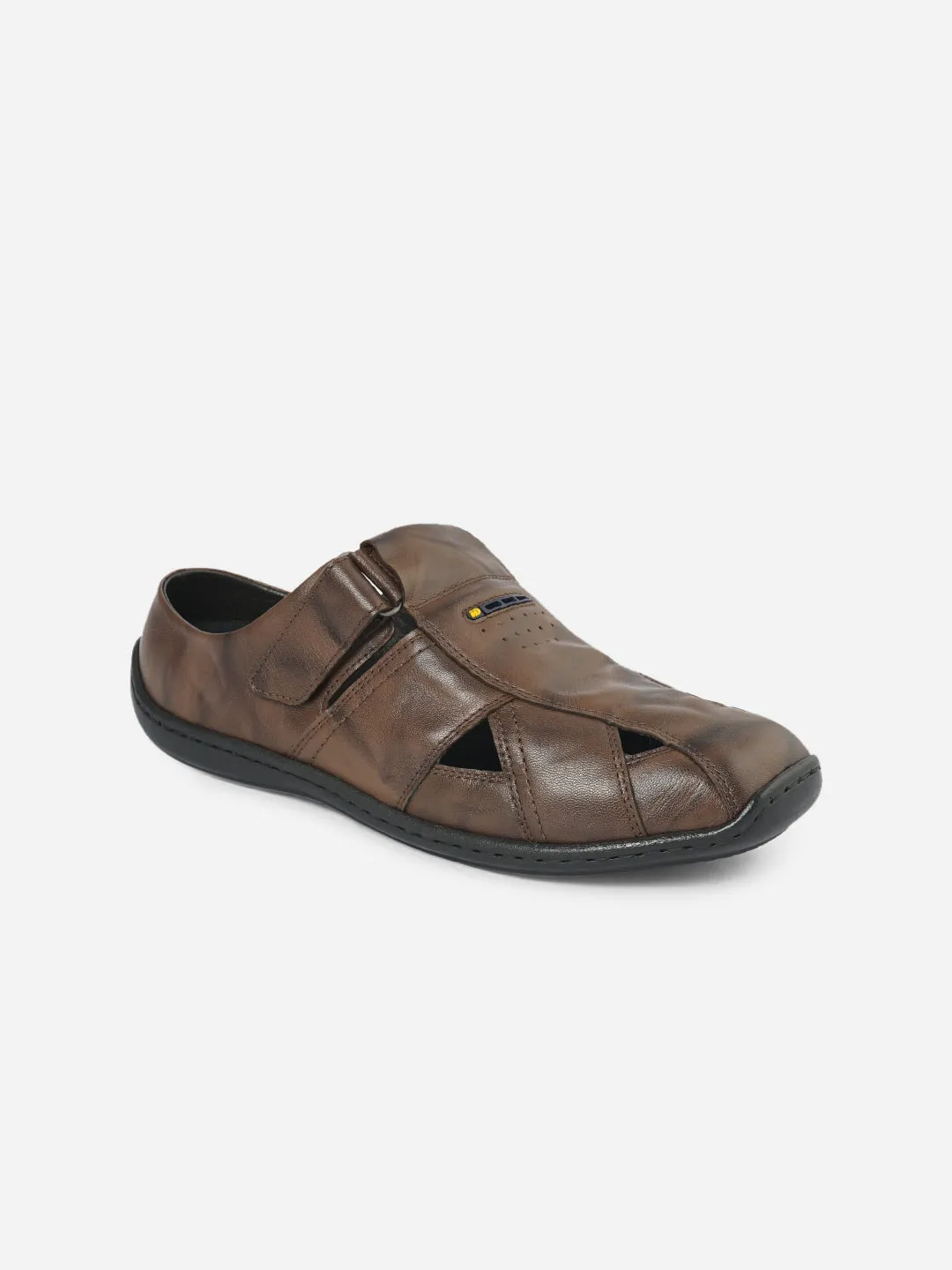 Men's Brown Mule Casual Sandal (ID4069) Stretchable Material Daily Comfort