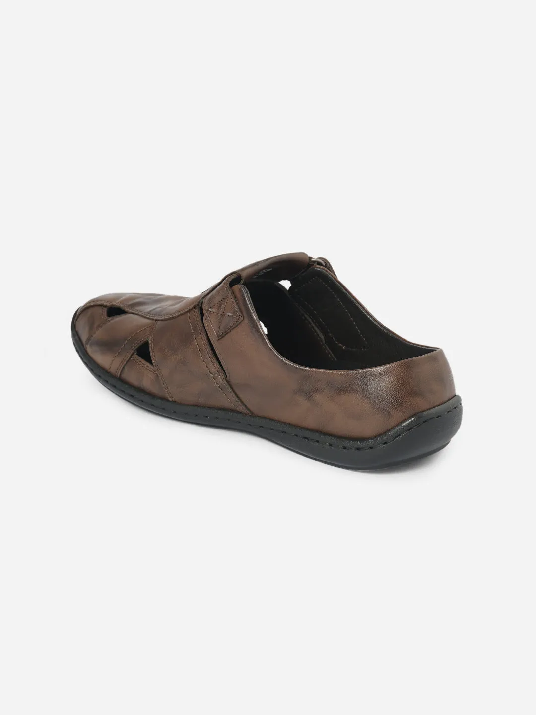 Men's Brown Mule Casual Sandal (ID4069) Wave Flow