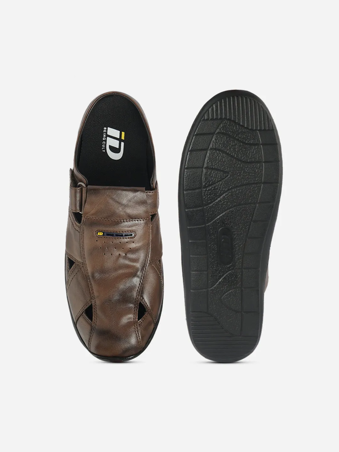 Men's Brown Mule Casual Sandal (ID4069) Water Edge