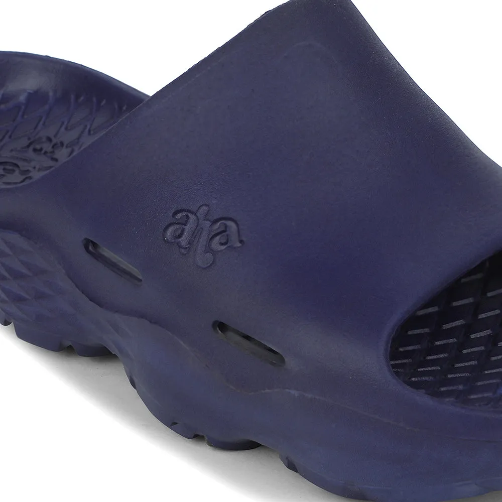 Comfortable Wear A-HA Royal Blue Casual Slipper For Men SOFTWALK By Liberty