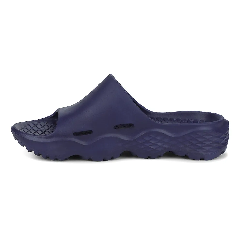 A-HA Royal Blue Casual Slipper For Men SOFTWALK By Liberty Toe Guard High Quality