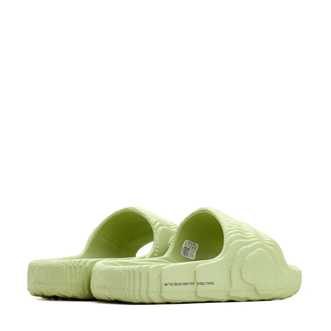 Adidas Originals Men Adilette 22 Slides Core Magic Lime GX6946 Foam Lining Trail Running
