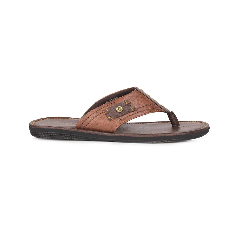 Steady Step Coolers By Liberty AVN-112 Casual Slippers For Men - Tan