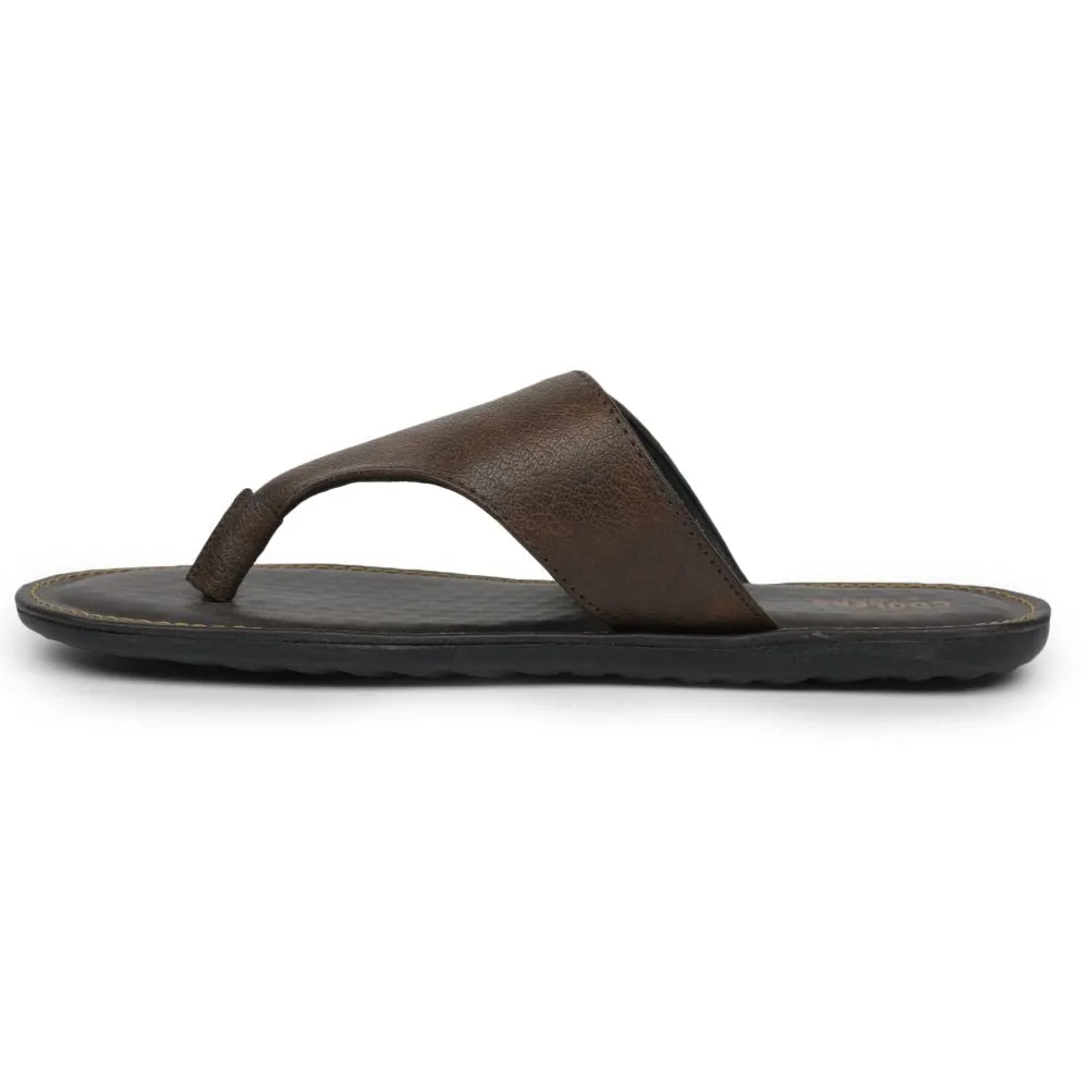 Cool Step Nordic Clean Coolers Casual Brown Slippers For Men AVN-15 By Liberty