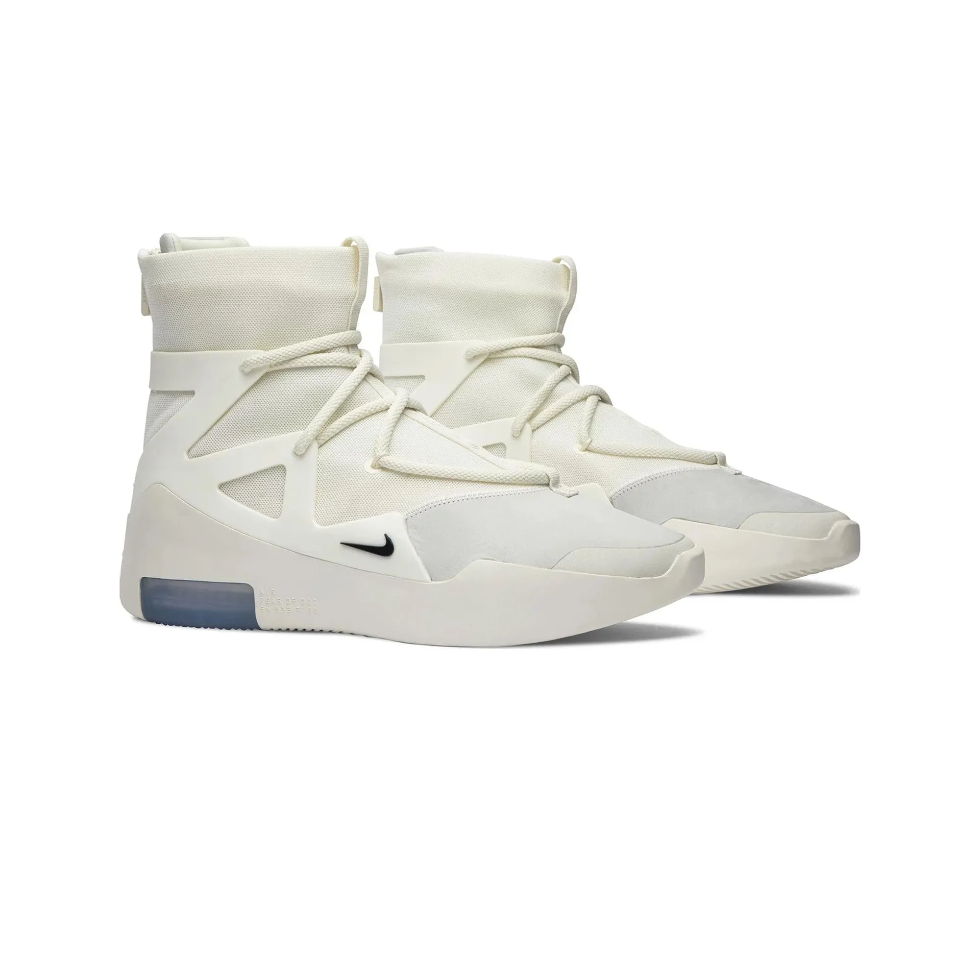 Nike Air Fear Of God 1 'Sail Black' (2019) Knitted Warm Classic Chic