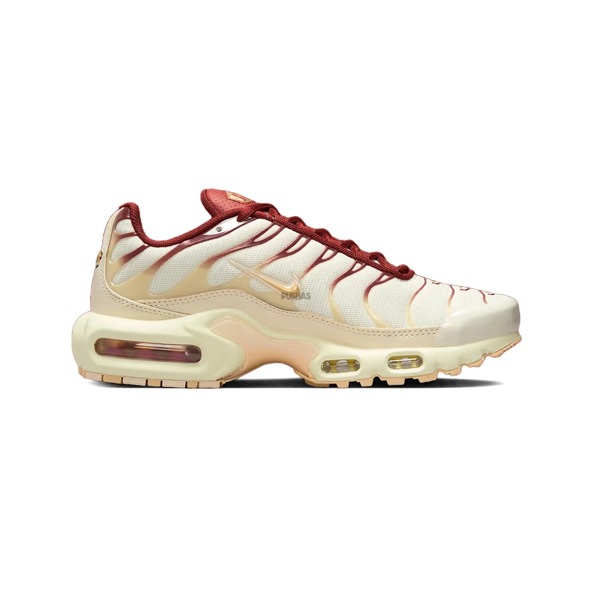 Nike Air Max Plus TN 'Sail Team Red' Women's (2023) Power Base Sky View
