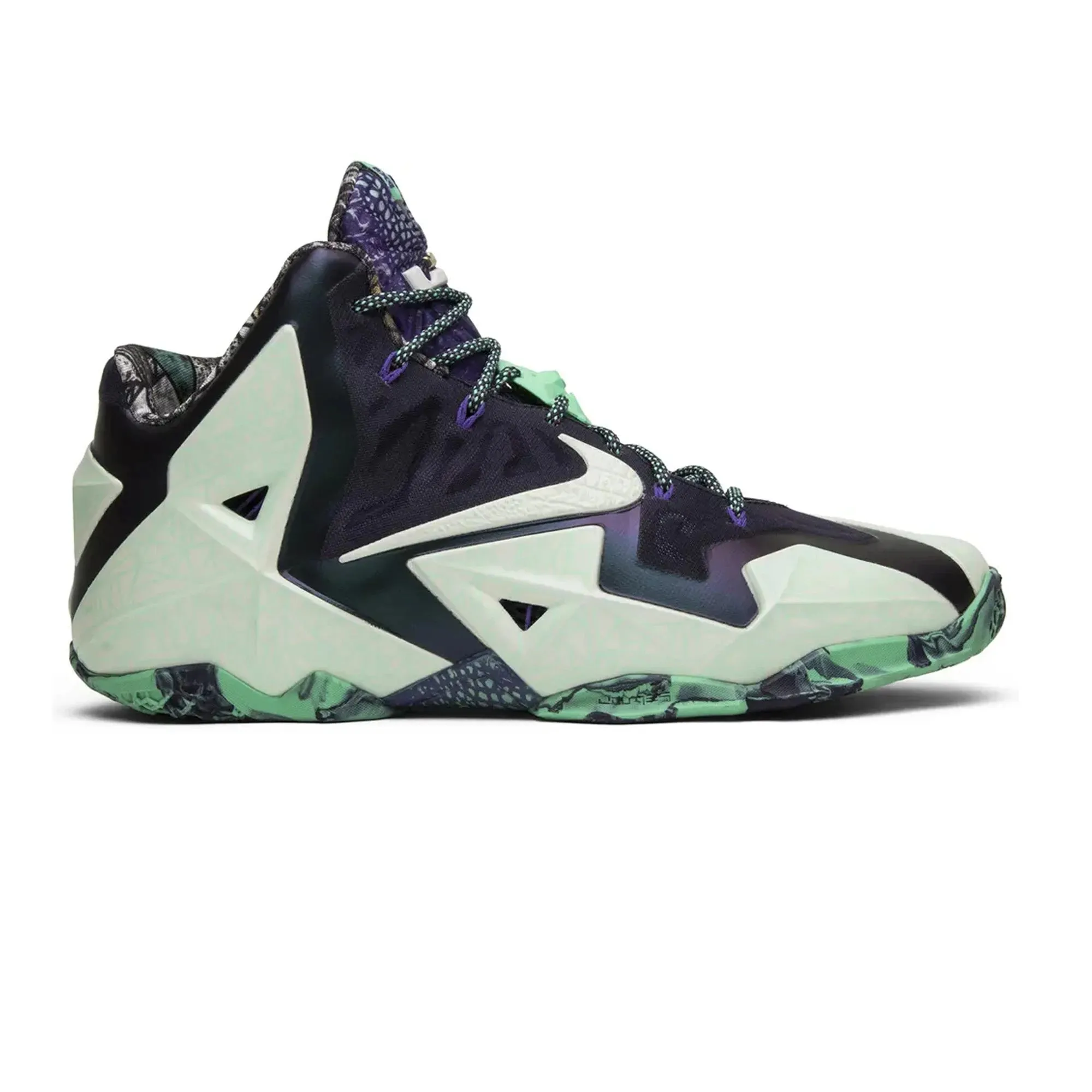 Quick Pack Snow Warm Nike LeBron 11 'NOLA Gumbo League Gator King' (2014)
