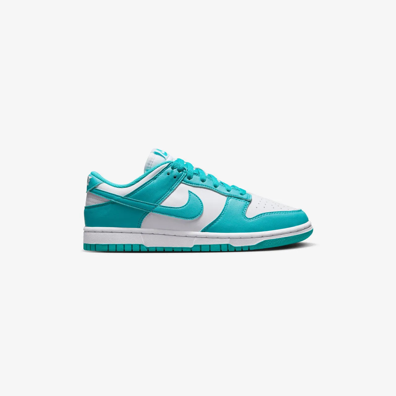 Wmns Dunk Low Leather Clean White