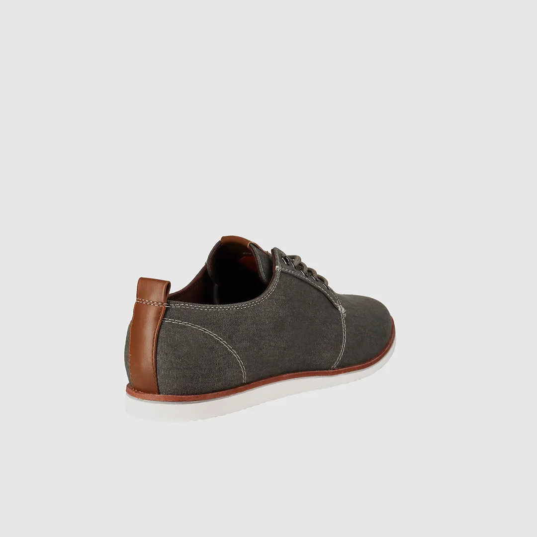 Anti Odor Treatment Supportive Footbed Rush Casual Shoes Grey