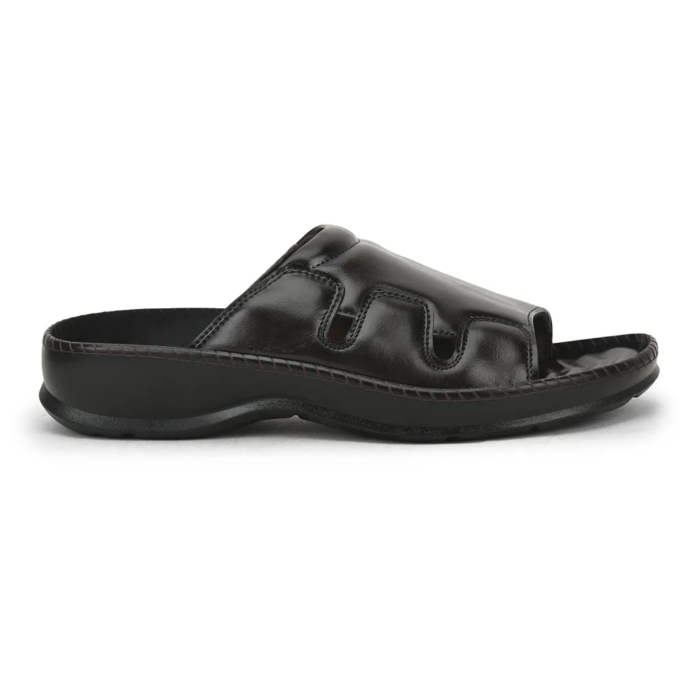 Rain Safe Coolers Brown Casual Slippers For Men META-2 By Liberty
