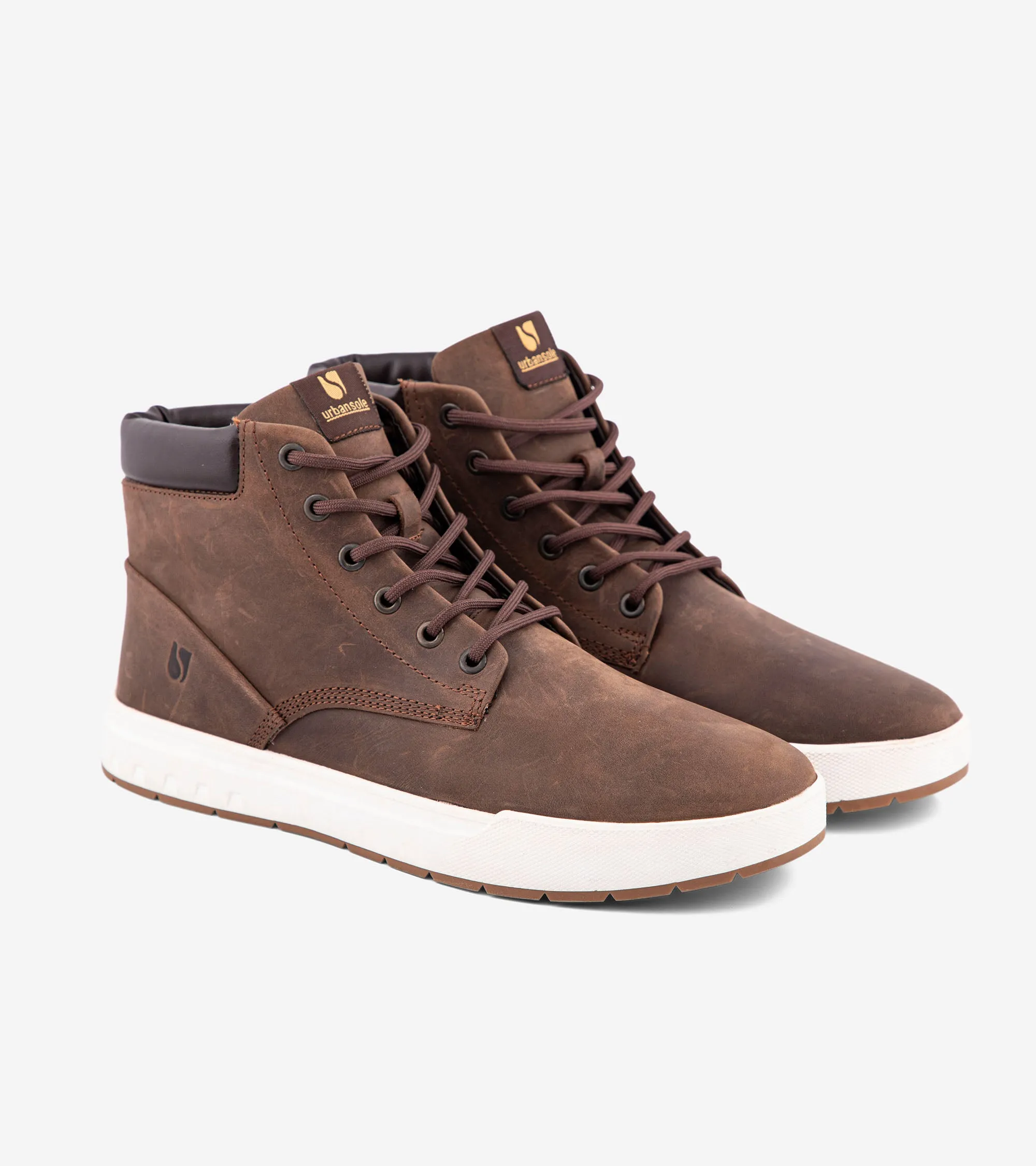 Vintage Mood Urban Sleek Men's High Ankle Sneakers US-GR-4103