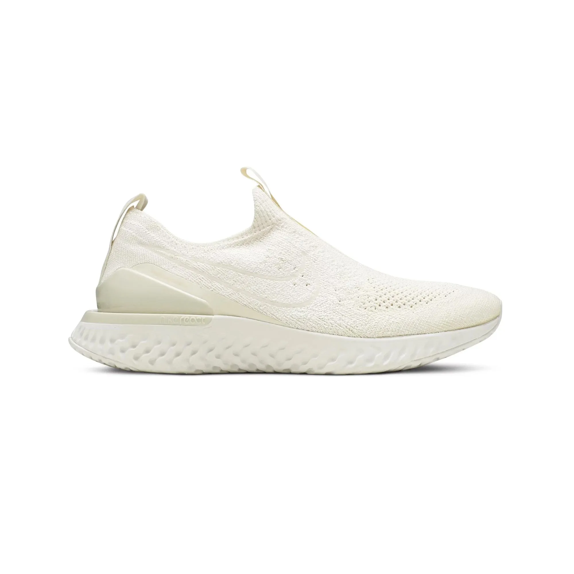 Epic Phantom React Flyknit 'Light Cream' W (2019) Leather
