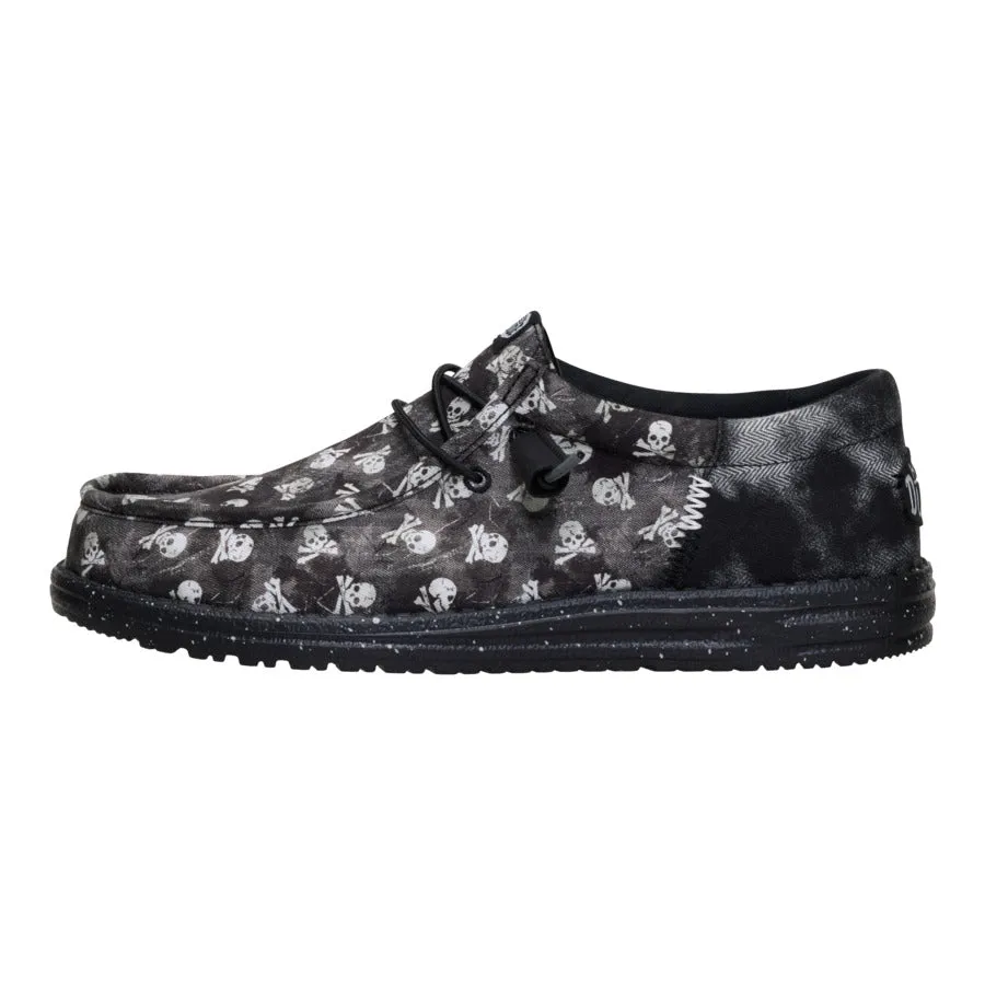 Wally Funk Skull Print - Black/Black Oyster Smart Look