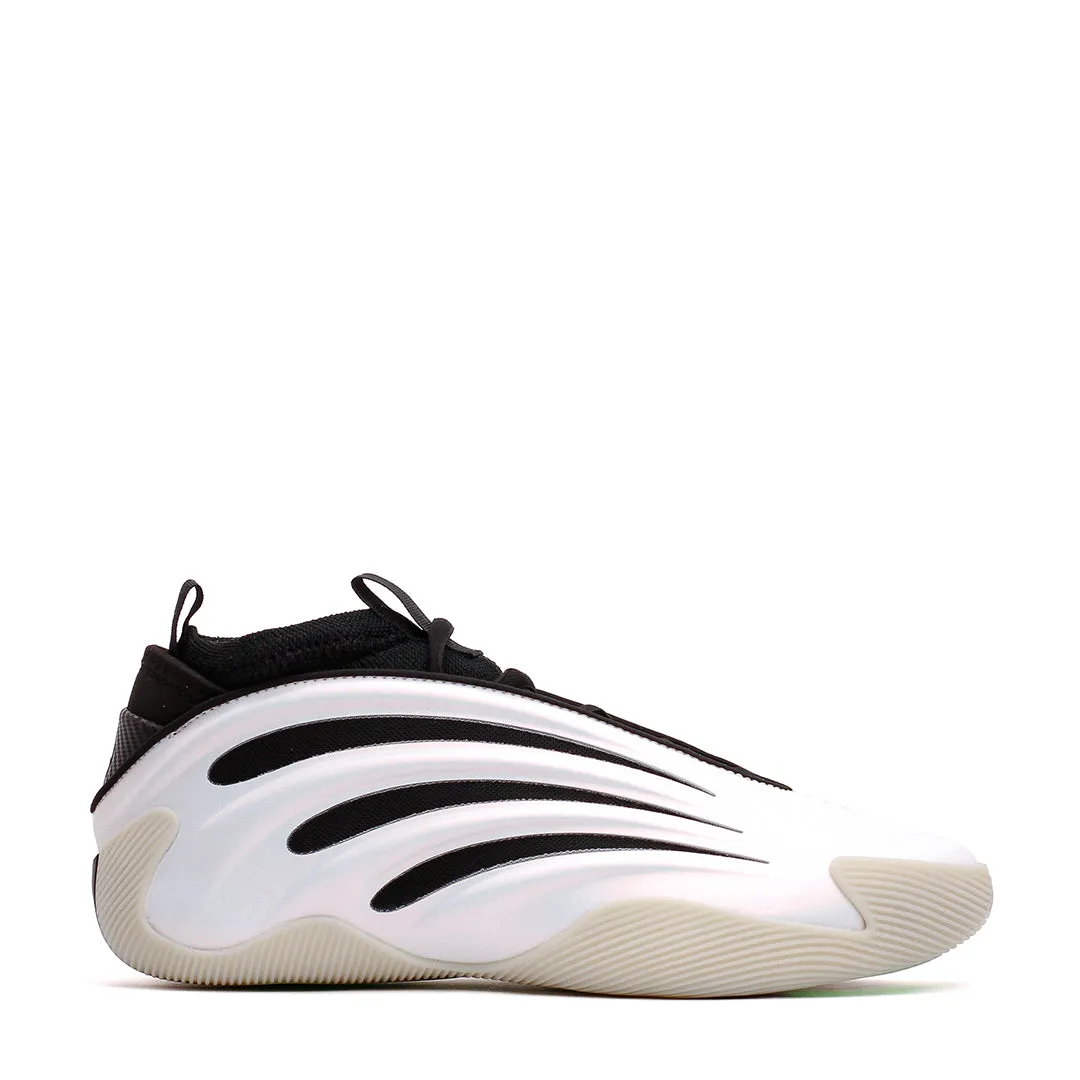 Adidas Basketball Men Harden Volume 9 Cloud White Core Black JR2504 Padded Comfort Wellness Seekers Quick Flow