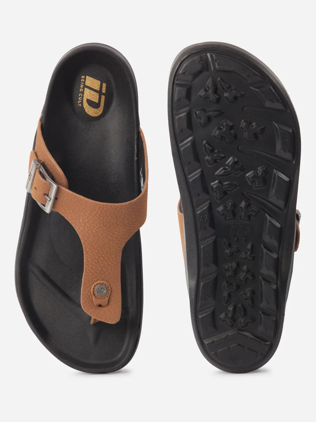 Men's Tan Thong Sandal (ID4272) Star Walk Bright Neon