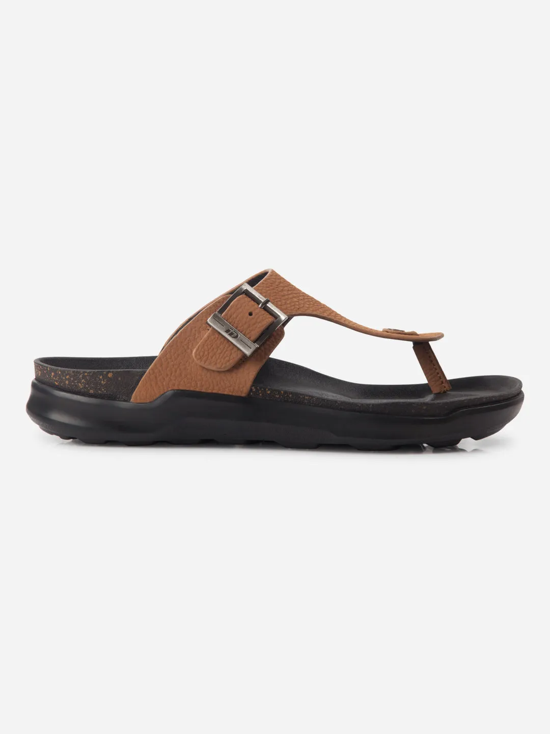 photo shoot Mountain Strong Men's Tan Thong Sandal (ID4272)