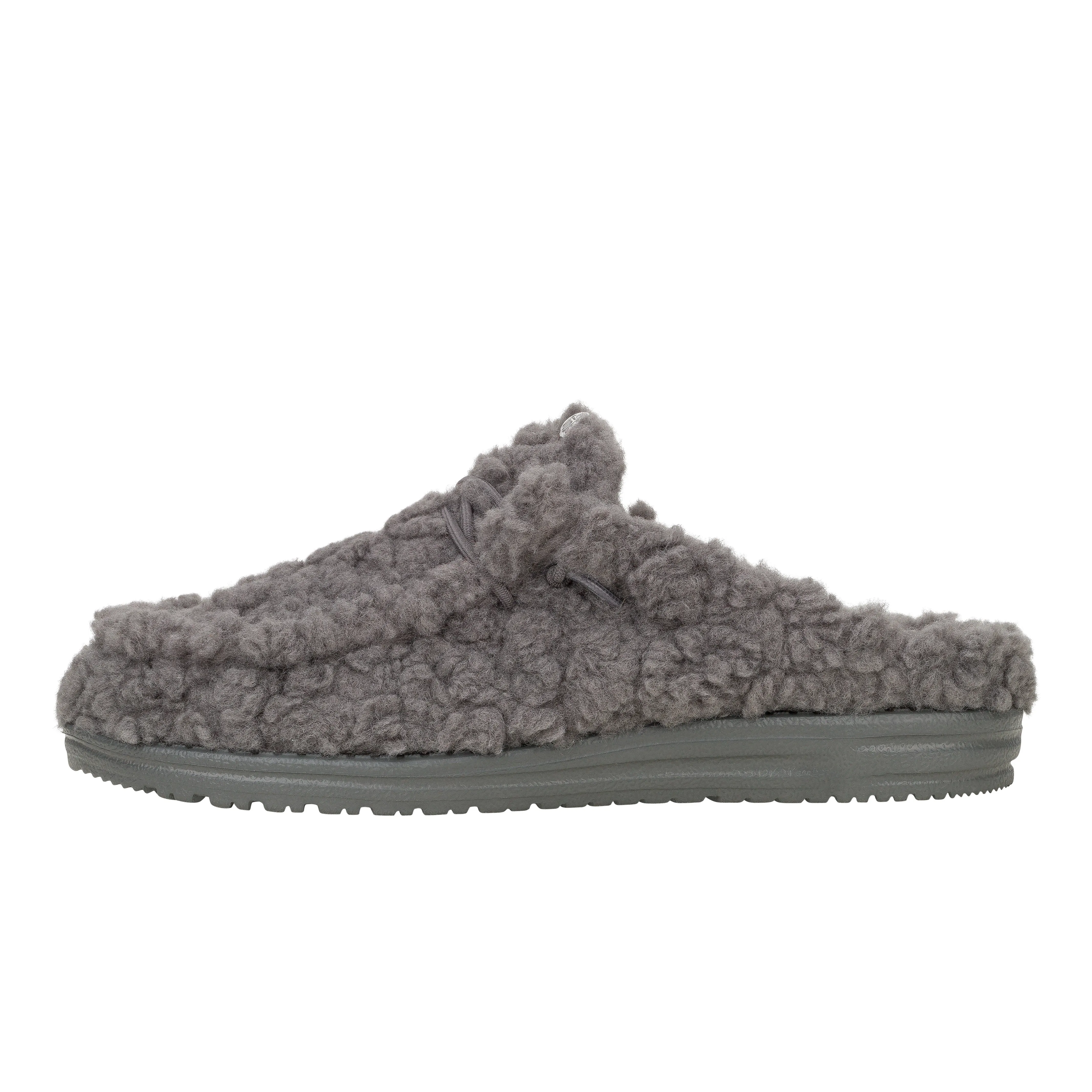 Wally Slipper - Cozy Granite Grey Comfort Wedge