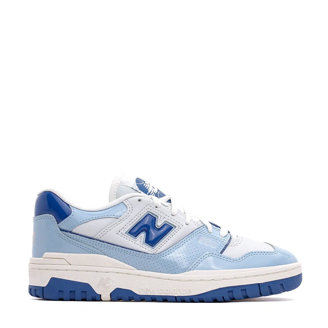 New Balance Men 550 Chrome Blue BB550YKE Eco Friendly Office Workers Hero Walk