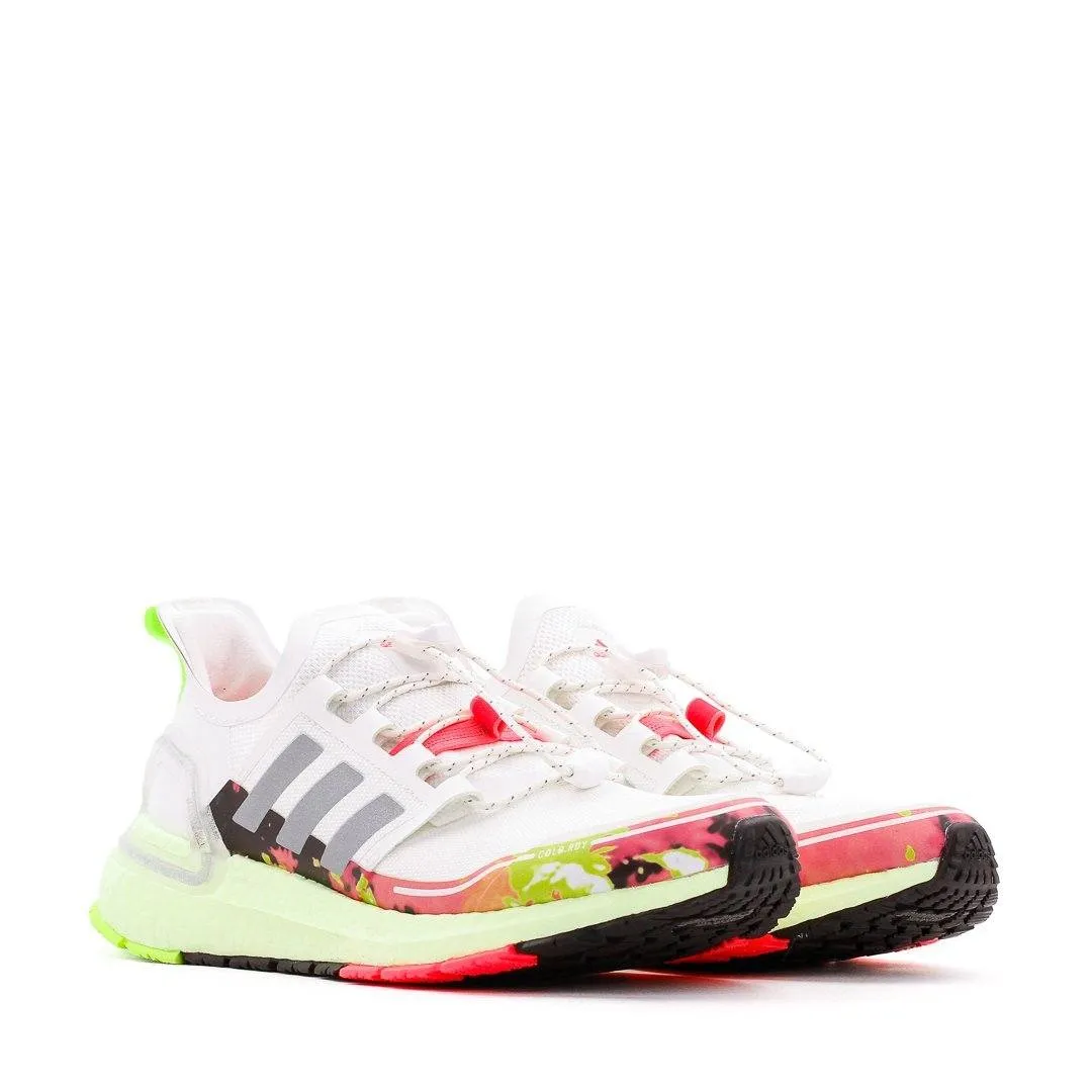Adidas Running Women Ultra Boost C.RDY White Green Pink Ultraboost FV6995 Stretch Fabric Travel Light Space Vibe